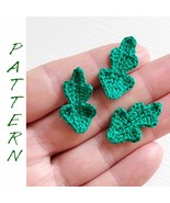 Leaf crochet pattern in PDF, DIY motif with Scheme description and detai... - £9.43 GBP