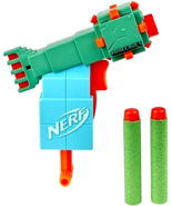 Nerf Toy Gun With 2 Darts Minecraft Guardian Mini Blaster Green - $21.68 CAD