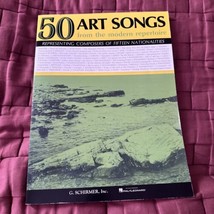 50 Art Songs from the Modern Repertoire : Voice/piano; Representing 15 Nationals - £14.62 GBP