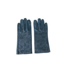 Lauren Ralph Lauren Burn-Out Leather Tech Gloves $138 FREE SHIPPING(0183) - £98.79 GBP