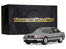 BMW 750iL Silver Metallic James Bond 007 &quot;Tomorrow Never Dies&quot; (1997) Movie Diec - £51.90 GBP