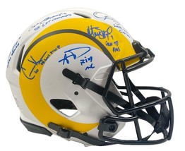 Los Angeles Rams Team Signed Inscribed Lunar Eclipse Speed Helmet Fanatics Le 56 - £2,468.37 GBP
