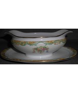 Noritake ARVANA PATTERN Gravy Boat /Attached Underplate MADE IN JAPAN - €13,01 EUR
