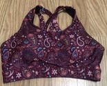 xia strappy pasily sport bra padded size small - $8.56