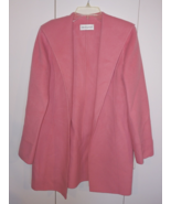 BLOOMINGDALES LADIES WOOL LS LONG OPEN COAT-8-LOVELY GENTLY WORN - £24.99 GBP