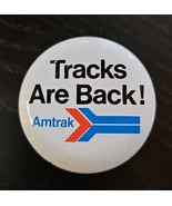 Vintage 1970s Amtrack Advertising Pin Tracks Are Back by NG Slater Union... - $18.02 CAD