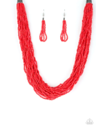 Paparazzi Congo Colada Red Necklace - New - £3.52 GBP