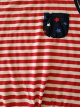 &quot;Celebrate&quot; Patriotic ~ Tie Tank Top w/Stars &amp; Stripes ~ Girl&#39;s Size XXL... - $20.00