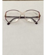 Vintage New Silhouette Purple Pink &amp; Clear Plastic Glasses  56-10-135 - $661.36 MXN