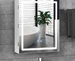 Vowner Medicine Cabinet For Bathroom With Led Lighting And, Fog (20&quot;×24&quot;). - $194.97