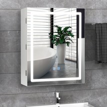 Vowner Medicine Cabinet For Bathroom With Led Lighting And, Fog (20&quot;×24&quot;). - $194.97