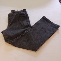 Faded Glory Stretch Denim Bootcut Women&#39;s Black Jeans Women’s 16P Measur... - $13.16
