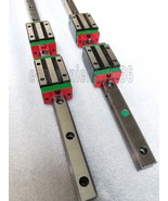 2 sets HGR45-1500mm HG Linear rail &amp; 4 pcs HGH45CA Block Bearing  - £615.54 GBP