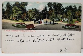 Altoona PA Pennsylvania Lakemont Park 1906 Postcard C3 - $6.95