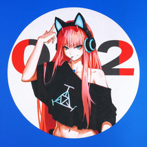 Darling in the Franxx Zero Two 02 Anime 16 oz Felt Vinyl Record Player Slipmat - £9.58 GBP