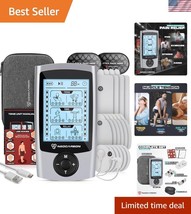 Dual-Channel TENS and EMS Massager with 24 Modes - Portable Pain Relief ... - $1,656.12 MXN
