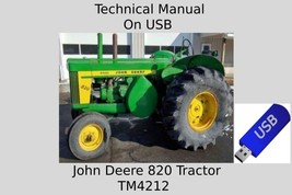 John Deere 820 Tractor Technical Manual TM4212 On USB Drive - £18.63 GBP