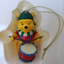 Vtg Disney Winnie the Pooh Bear Drummer Boy Christmas Magic Collectible Ornament - £19.71 GBP