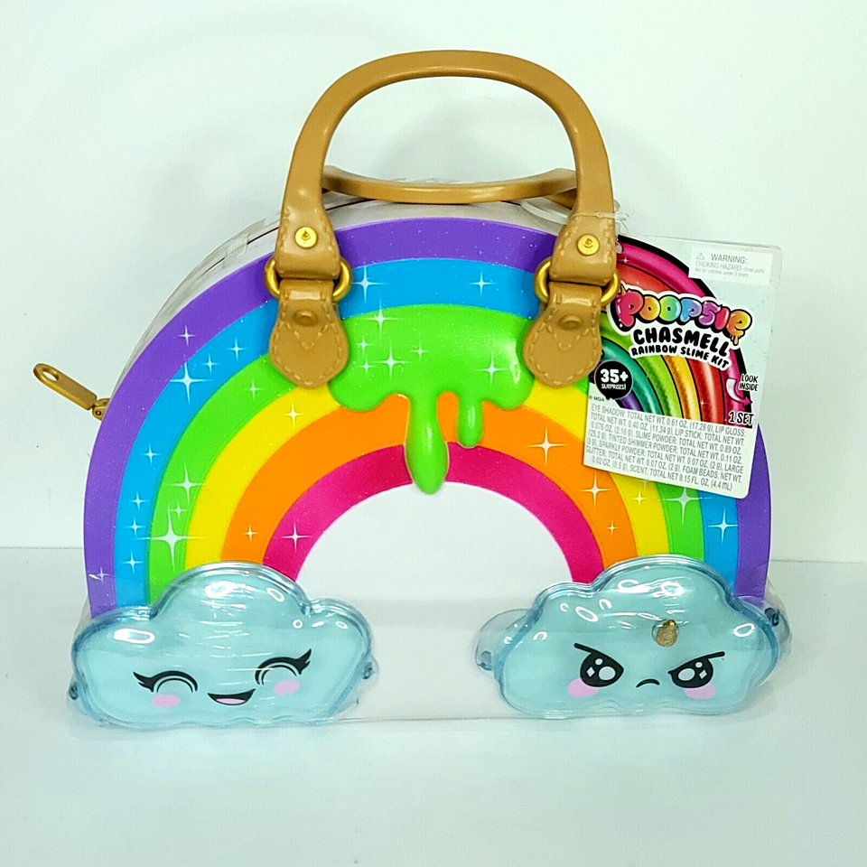 Poopsie Surprise Chasmell Purse Rainbow Slime Kit Make Up +35 Surprises New