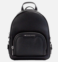New Michael Kors Jaycee Extra-Small Pebbled Leather Convertible Backpack Black - £65.67 GBP