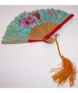 Vintage Doll’s Floral Folding Paper Hand Fan  - $3.99