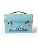 Target Bullseye&#39;s Playground Summer Camp Lunch Box Blue 7.5&quot;x5&quot; Tinplate - $28.29 CAD