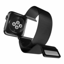 NEW X-Doria Stainless Steel BLACK Mesh Band for 38mm Apple Watch 3X482201A - £8.47 GBP