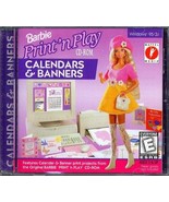 Barbie Calendars &amp; Banners (Age5+) CD-ROM for Windows - NEW Sealed JC - £3.90 GBP