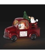 7.75&quot;H LIGHTED SWIRL TRUCK GNOMES WITH CHRISTMAS TREE - $118.75