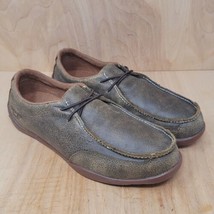 Georgia Boot Cedar Falls Wallabe Shoe Mens Size 10 M Brown Leather Casual - £42.37 GBP