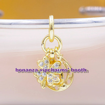 2022 Release 14k Gold Plated Lucky Clover, Wishbone &amp; Horseshoe Dangle C... - £13.15 GBP