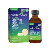 Wellements Organic Nighttime Baby Cough Syrup | Soothes Occasional Cough... - $10.88 CAD