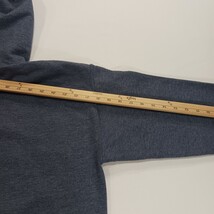 NASA Houston Men Bluish Gray Hoodie Pullover Graphic Sweatshirt Size M Chest 44" image 8