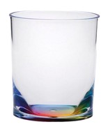 Set of Four Rainbow Geometric Acrylic Stemless Whiskey Glass - $1,404.11 MXN