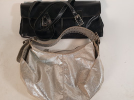 Estate Lot Of Two Vintage Handbags Kenneth Cole &amp; Kathy Van Zeeland - £15.94 GBP