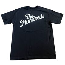 VTG The Hundreds Men’s Script Logo T Shirt Sz M Black Spellout Streetwea... - $14.80