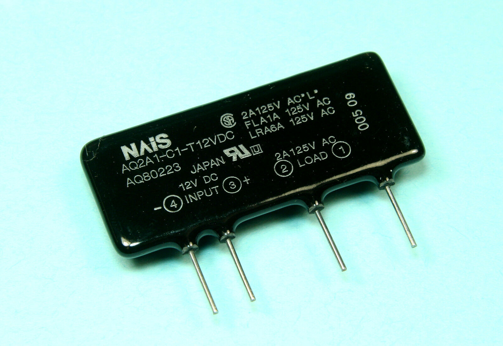 1pc Panasonic Aromat JSM1aE-12v-5 12VDC, 125VAC 2A, SPST - $10.75