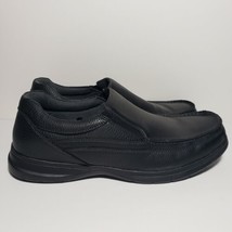 Dr. Scholl&#39;s Black Leather Comfort Slip-On Loafers Shoes Men&#39;s Sz 13 Massage Gel - £27.18 GBP