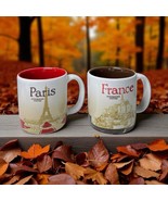 Starbucks Coffee Paris And France Espresso Demitasse Cups - Set Of 2 (20... - $41.62 CAD