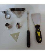 7 piece heat gun accessory kit, melt wax, shrink wrap crafts, adhesive r... - $15.00