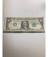~Series 2017 Fancy One Dollar Federal Reserve Note ~Circulated Condition~ - $227.14 MXN