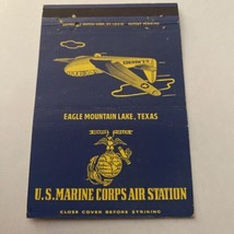 Vintage Matchbook Cover Matchcover Military US Marine Air Station TX - £3.03 GBP