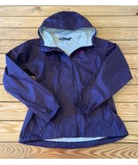 Helly Hansen Women’s Full zip Hooded Waterproof Rain Jacket Size S Purpl... - £28.77 GBP