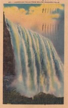 American Falls from Below Niagara Falls New York NY 1941 to Parsons Postcard C58 - £2.36 GBP
