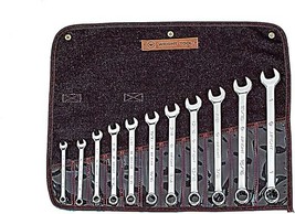 911 Full Polish 12 Point Combination Wrench Set 3/8&quot; - 1&quot; (11-Piece),Silver - $352.99