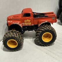 Red Grave Digger Monster Jam Hot Wheels Truck 1/64 Diecast Metal B3 - $23.73