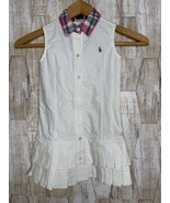 Ralph Lauren Size 4T Girls Polo Dress  Pleated Vintage Collared - $570.99 MXN