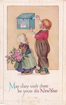 New Year Dutch Children May Choy Undt Cheer Be Yours Centerville KS Postcard B33 - £2.39 GBP