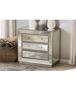 Veronica Mirrored 3-Drawer Cabinet - $1,120.14 CAD