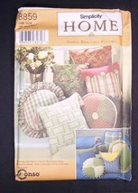 Simplicity Home pattern 8859 Simply Beautiful Pillows - £5.11 GBP